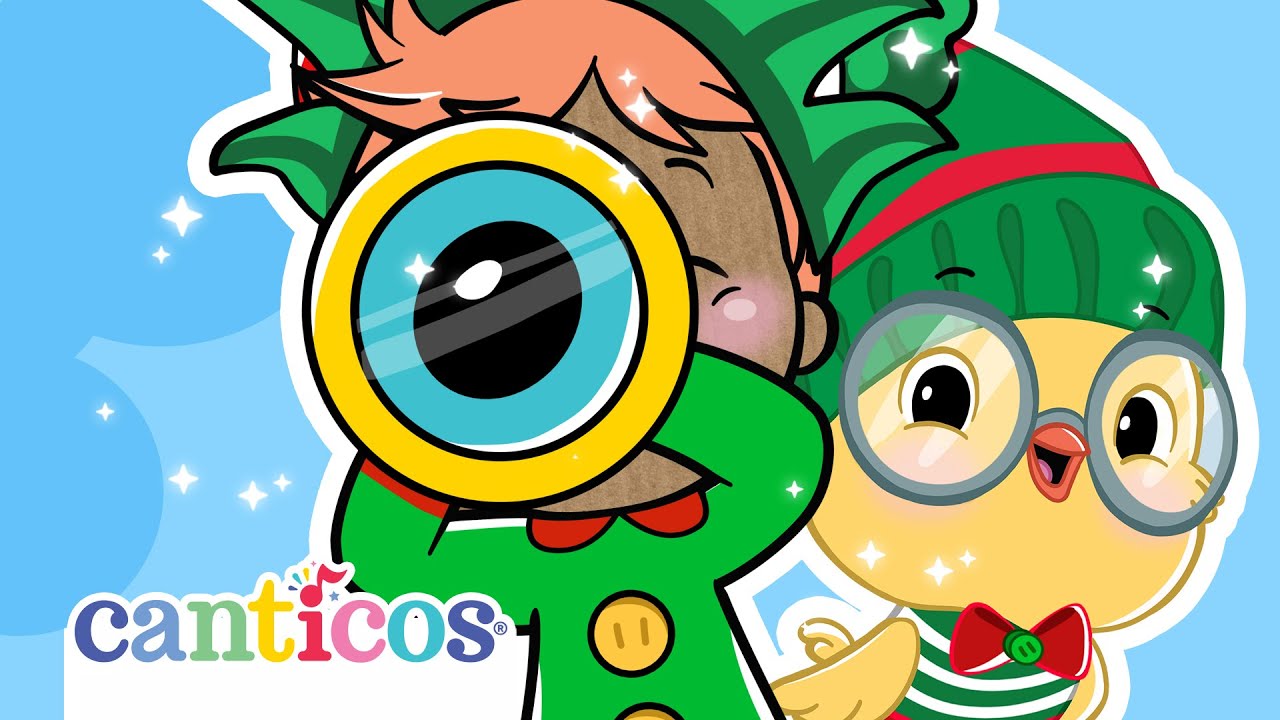 🎅 I spy, I spy, what do you see? Christmas!🎄Kids Education🎁Canticos Nursery Rhymes & Kids Songs❤️