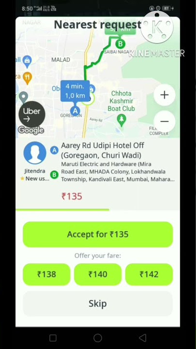 InDriver cab booking