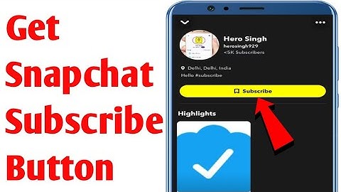 How To Get Subscribe Button On Snapchat In Hindi | How To Create Snapchat Public Profile
