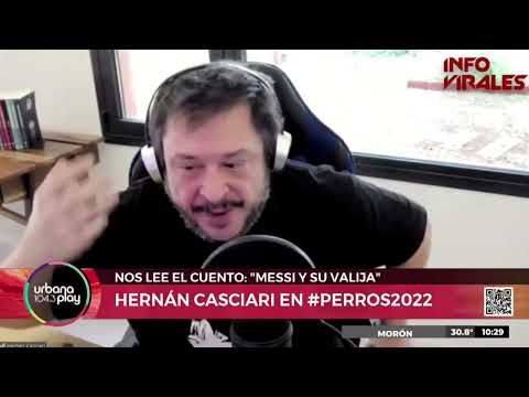 Emocionante: El cuento de Hernán Cascieri para Lionel Messi