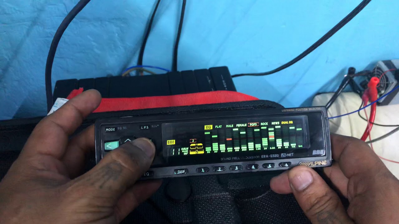 ALPINE ERA-G310 SOUND PROCESSOR EQUALIZER - YouTube