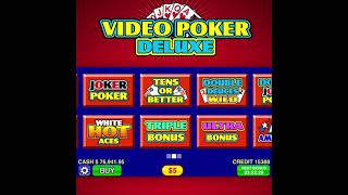 Video Poker Deluxe - Play the #1 Video Poker Game App screenshot 1