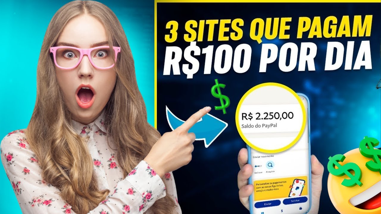 3 SITES para Ganhar Renda Extra na Internet (Sites para Ganhar Dinheiro na Internet) até 100 Reais