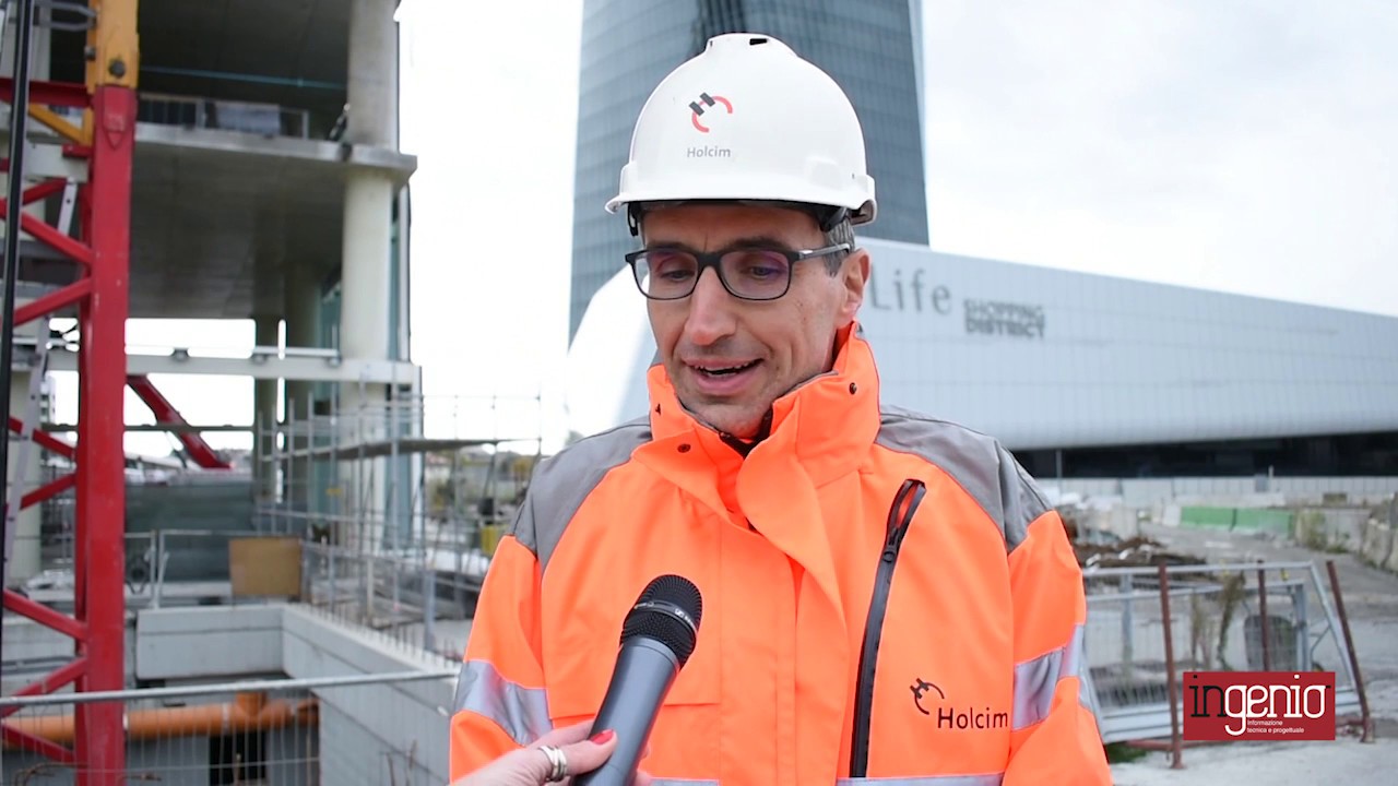 Torre Libeskind, la visita in cantiere. Holcim: entro il 2018 sarà terminata la parte strutturale