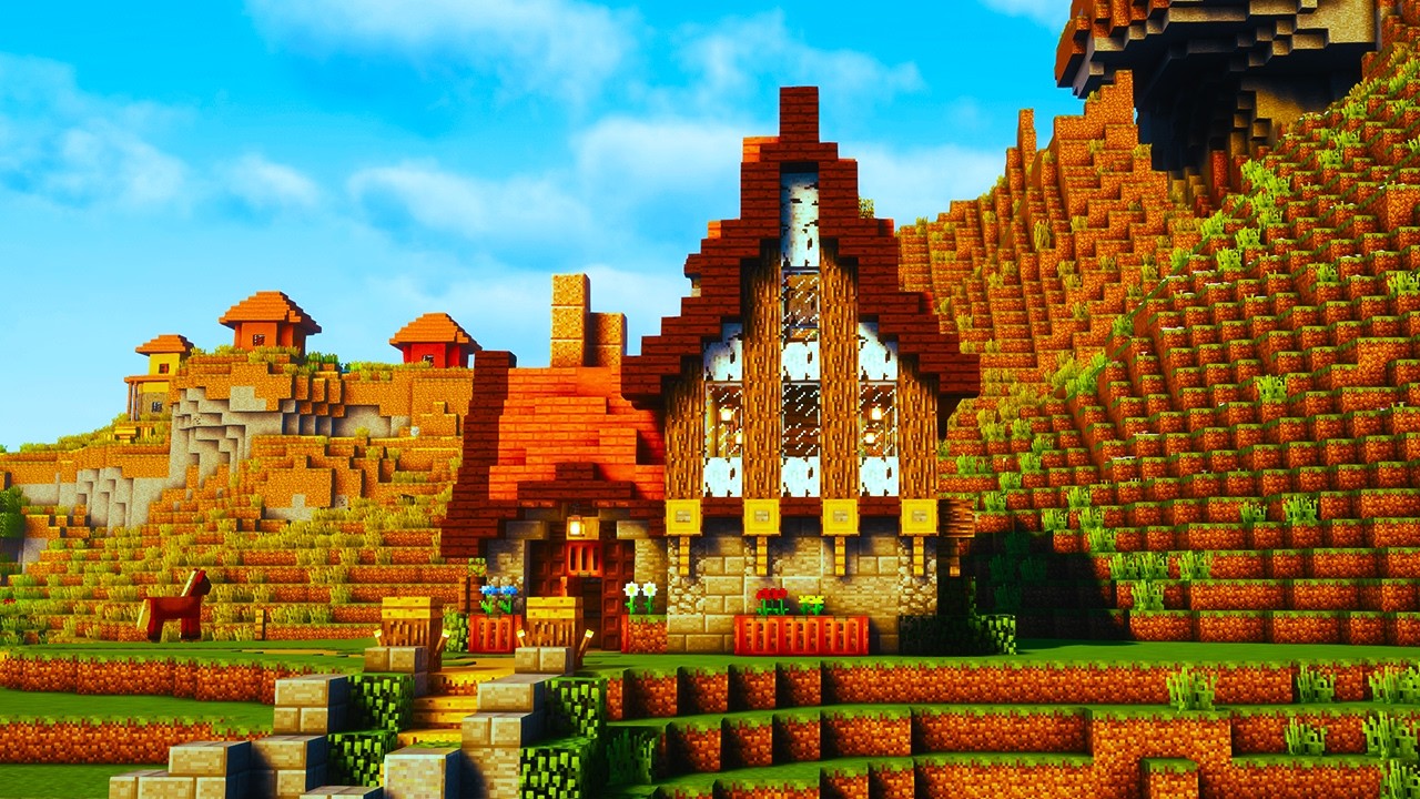 I Built THE BEST Starter House in my Minecraft Forever World | 1.21 ...