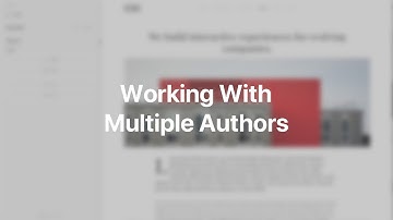 Working With Multiple Authors | YOOtheme Documentation