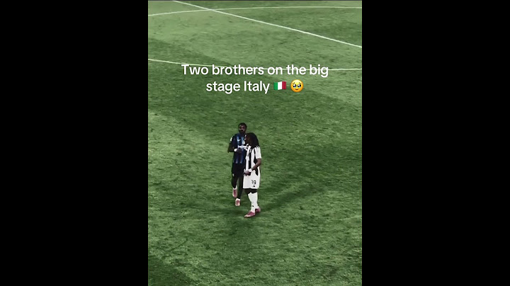 The Thuram  brothers in Milan