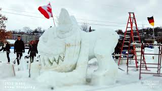 2023 World Snow Sculpting Championship #wssc Stillwater Minnesota January 2023