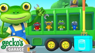 Recycling Day | Gecko&#39;s Garage 3D | Learning Videos for Kids 🛻🐸🛠️