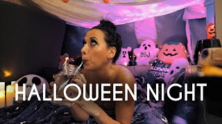 Halloween Night Routine | Fort , Spooky Cocktails & Food