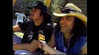 KISS - Paul Stanley & Gene Simmons on MuchMusic with Anthrax - 1993