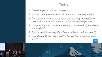 EMC - Operating at Web-scale: Will Containers Crush the OpenStack Ecosystem?
