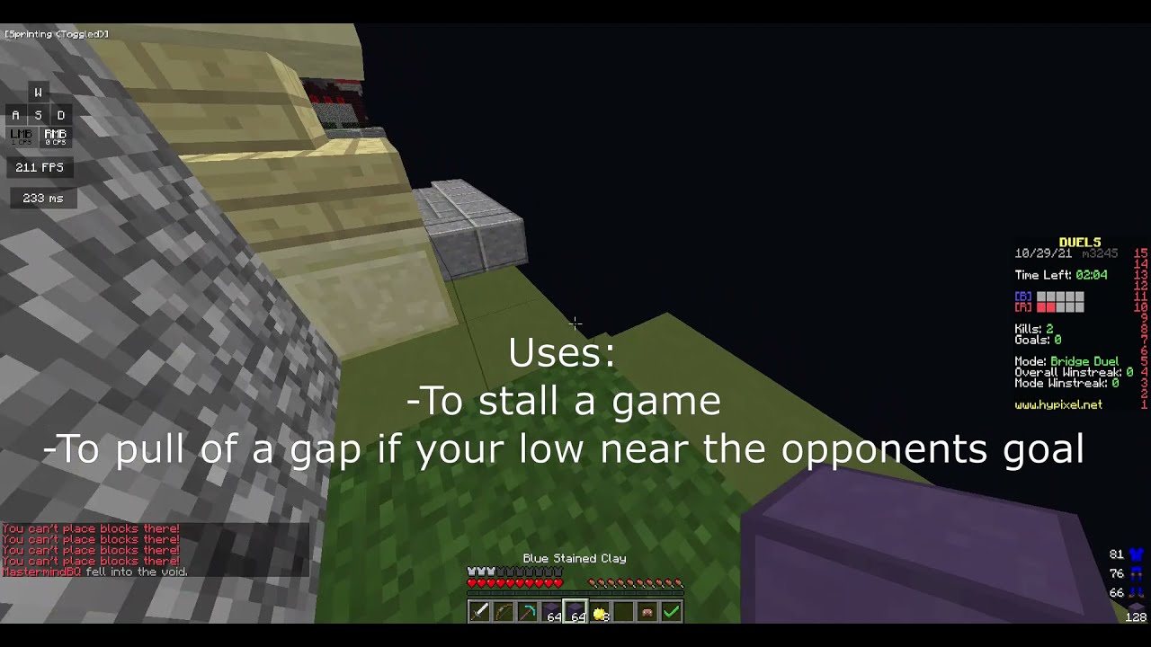 New trick in the New map (ASHGATE) HYPIXEL BRIDGE