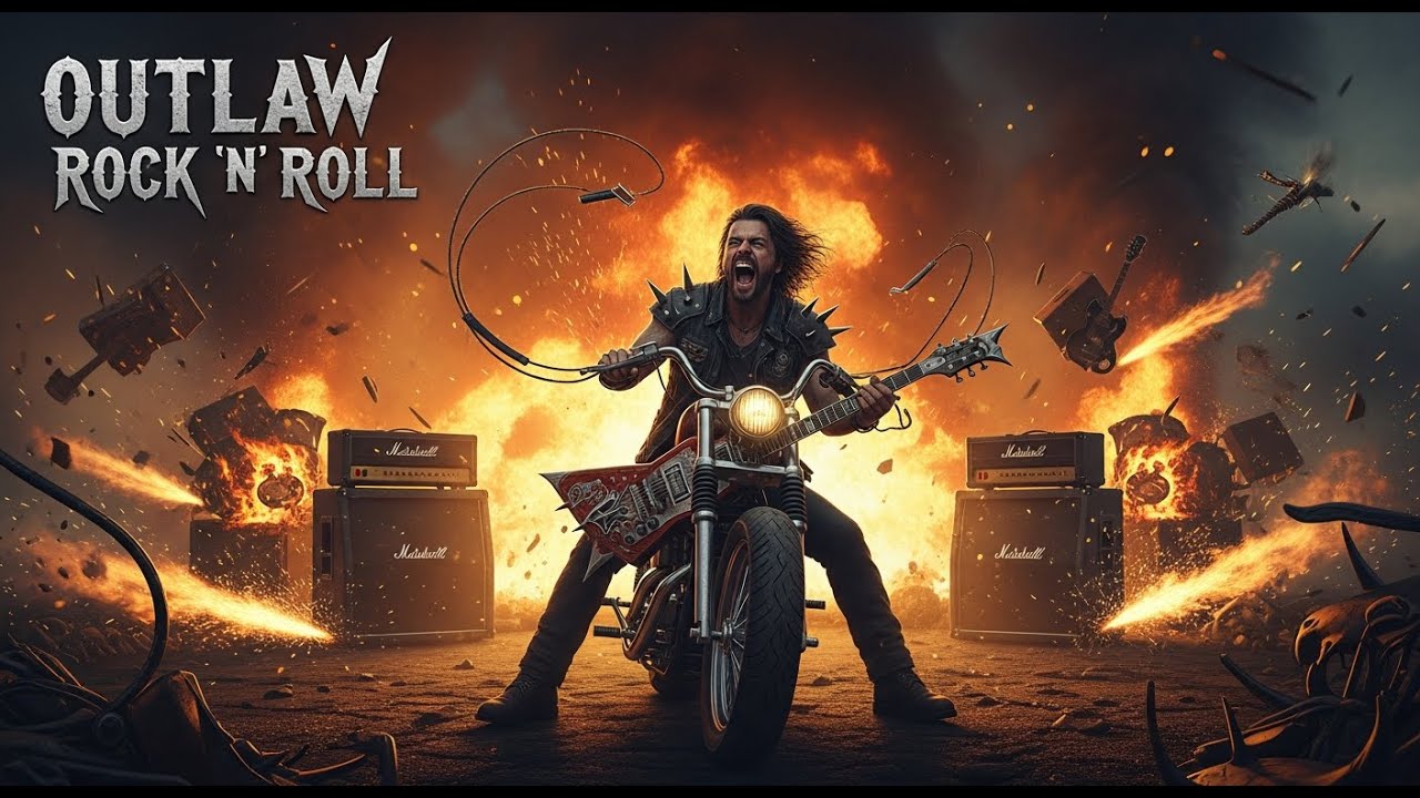 OUTLAW ROCK N ROLL 🔥 Savage Guitar & Wild Biker Souls