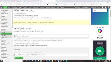 Learn HTML |HTML Link | W3Schools | Kinyarwanda