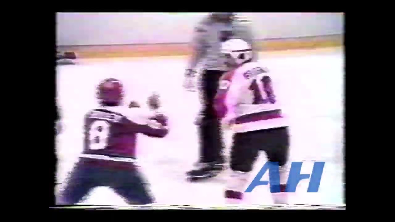 NHL Dec. 21, 1978 Mel Bridgman,PHI v Bill Riley,WSH (HL) Philadelphia Flyers Washington Capitals