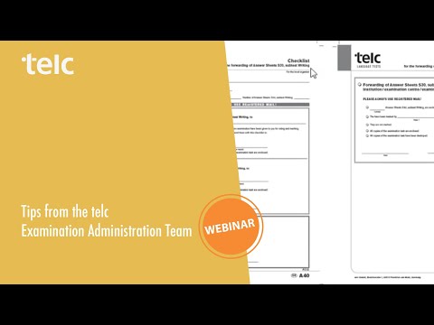 Tips from the telc Examination Administration team