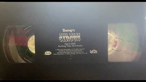 Barney’s Super Singing Circus Credits Comparison (Screener vs. Final Version) (For Next V1 & V2)