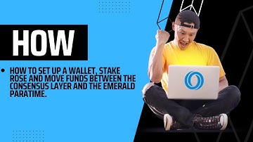 How set up a wallet, stake ROSE and move funds between the consensus layer and the Emerald Paratime.
