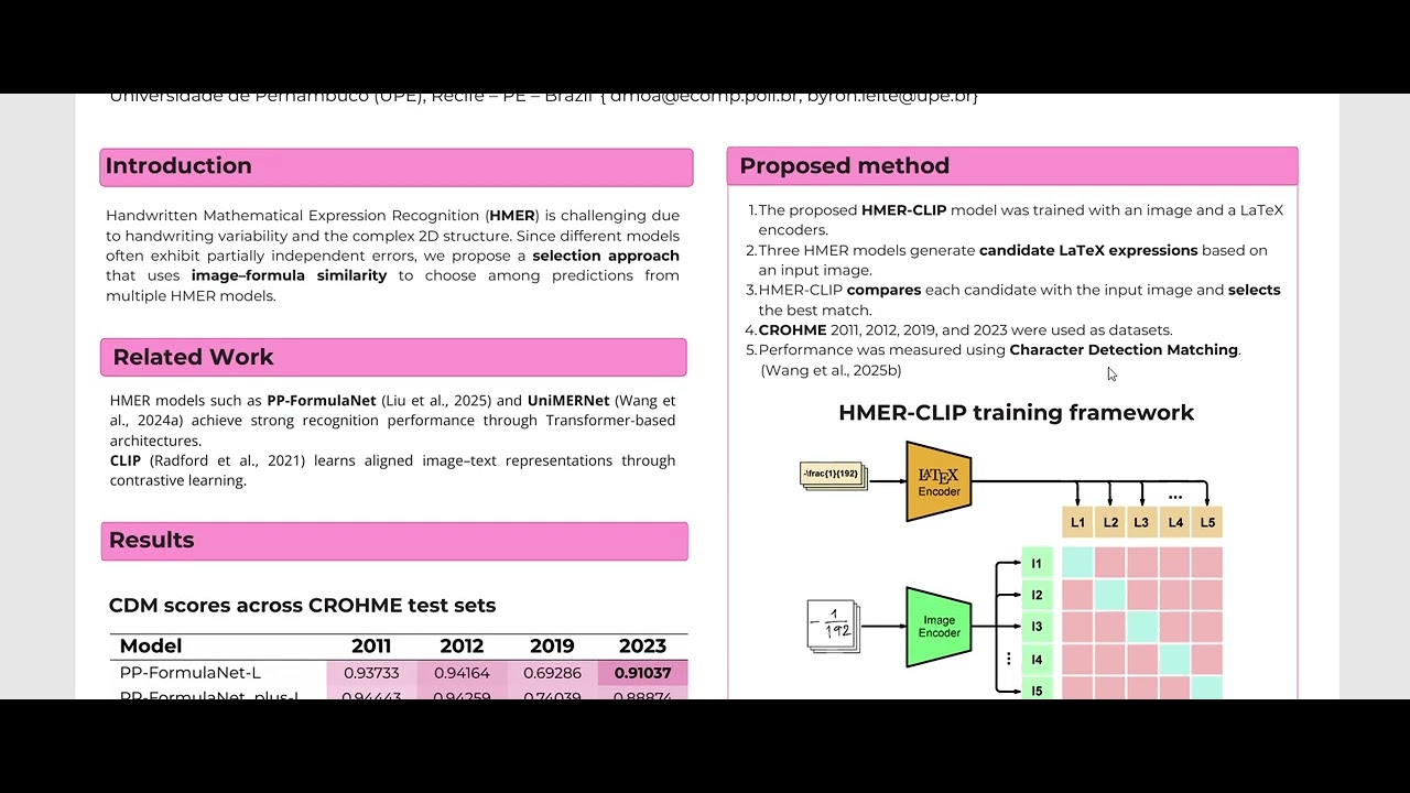 Miniatura da apresentação sobre HMER-CLIP