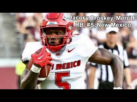 Jacory Croskey-Merritt vs Fresno State (2023) - RB, #5, New Mexico