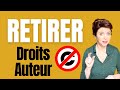 Comment enlever les droit dauteur sur une youtube simple 