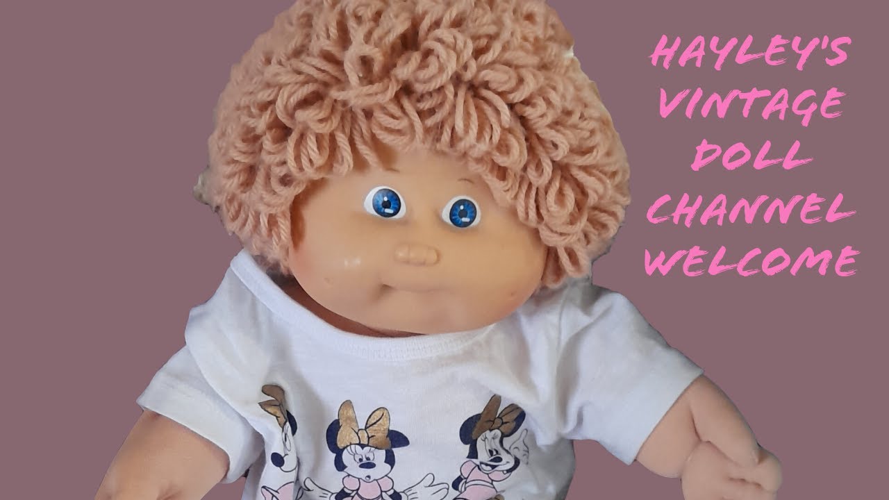 Adult Doll Collector Vintage Cabbage Patch Kid 1986 KT Factory👧🏼 - YouTube
