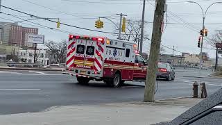 FDNY Ambulance 1315 Responding on Cropsey Avenue