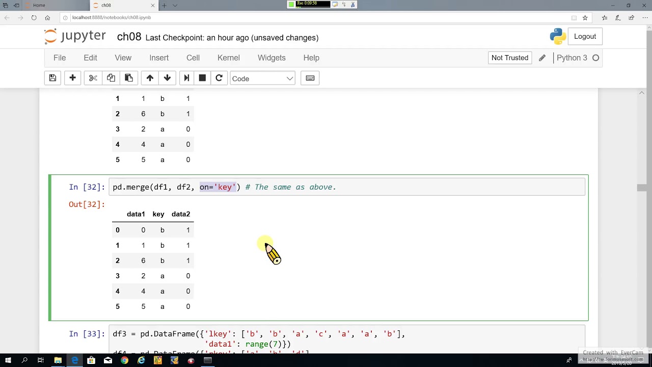 Python for Data Analysis 27. Data Wrangling-2: 資料處理: 連接、合併與重塑-2 ...