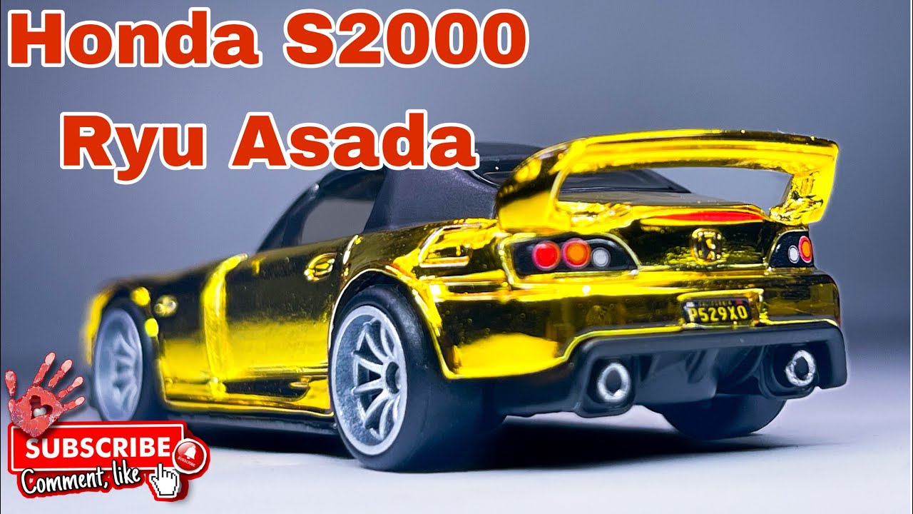 Hot Wheels RLC Exclusive Honda S2000 Ryu Asada Showcase - YouTube