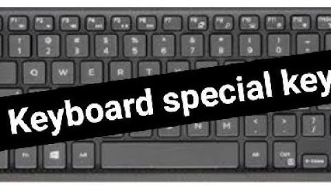 keyboard - special keys class 2