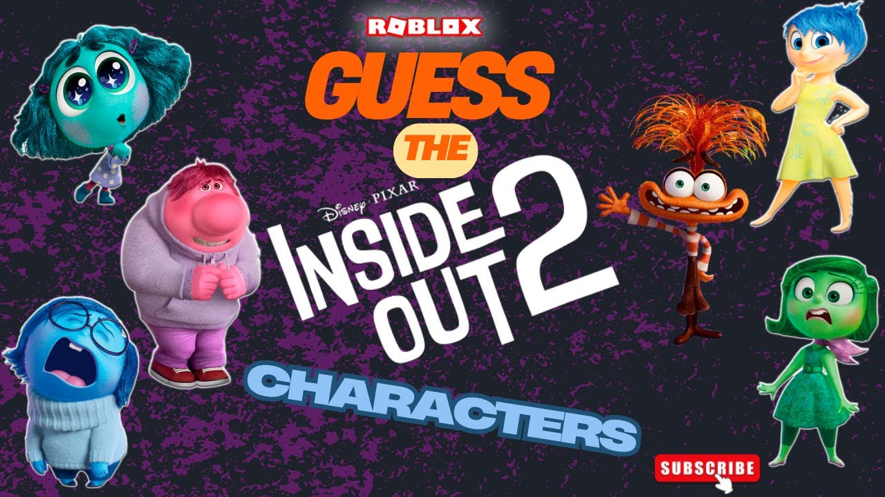 ROBLOX GUESS THE INSIDE OUT 2 CHARACTERS [Full Walkthrough] … Do You ...