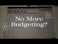 No More Budgeting?