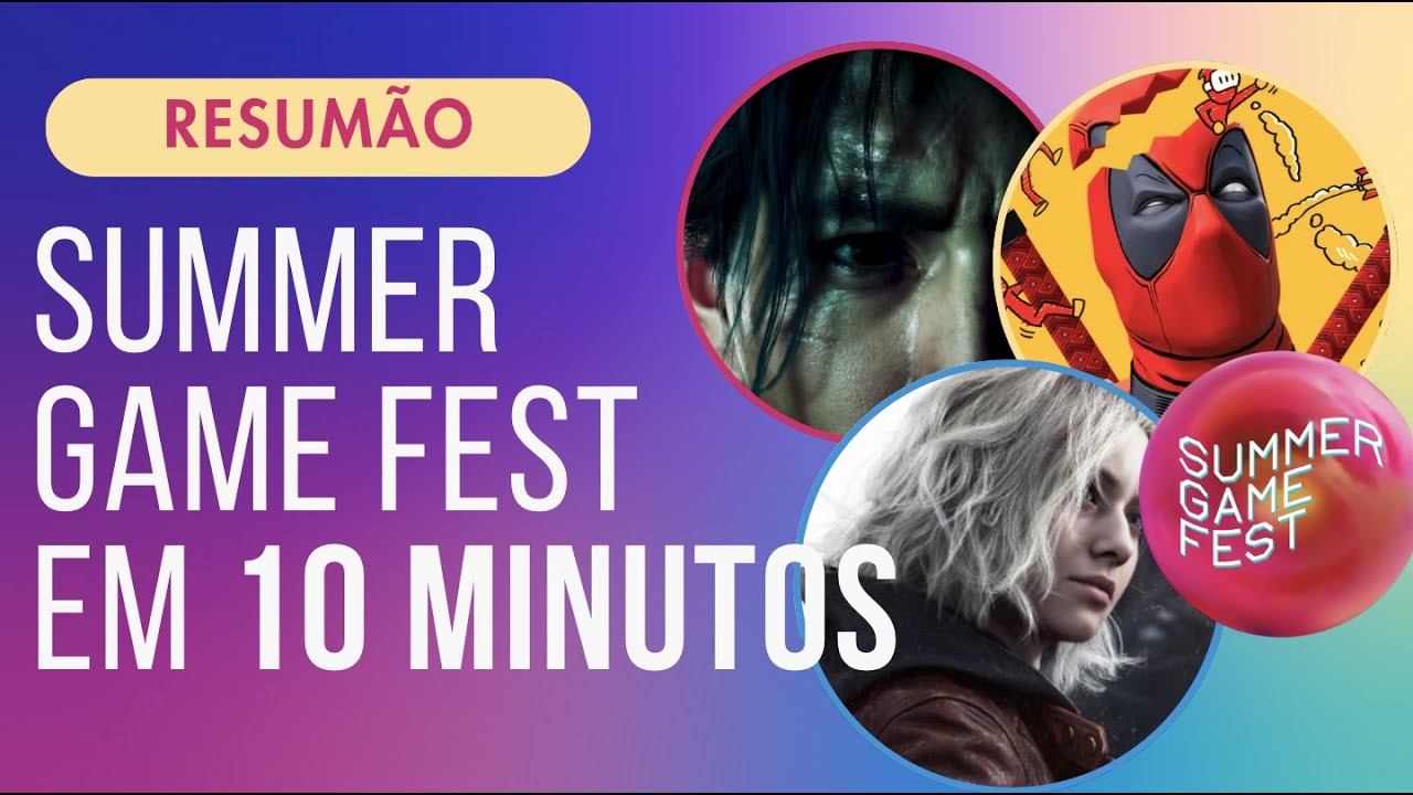 2 HORAS em DEZ minutos! - RESUMO da SUMMER GAME FEST!