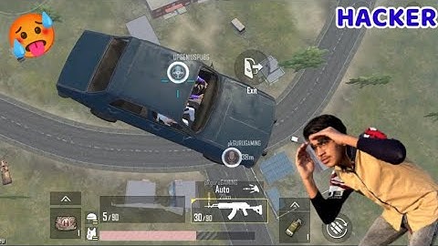 😱 Car flying Hacker in pubg mobile lite || #shorts