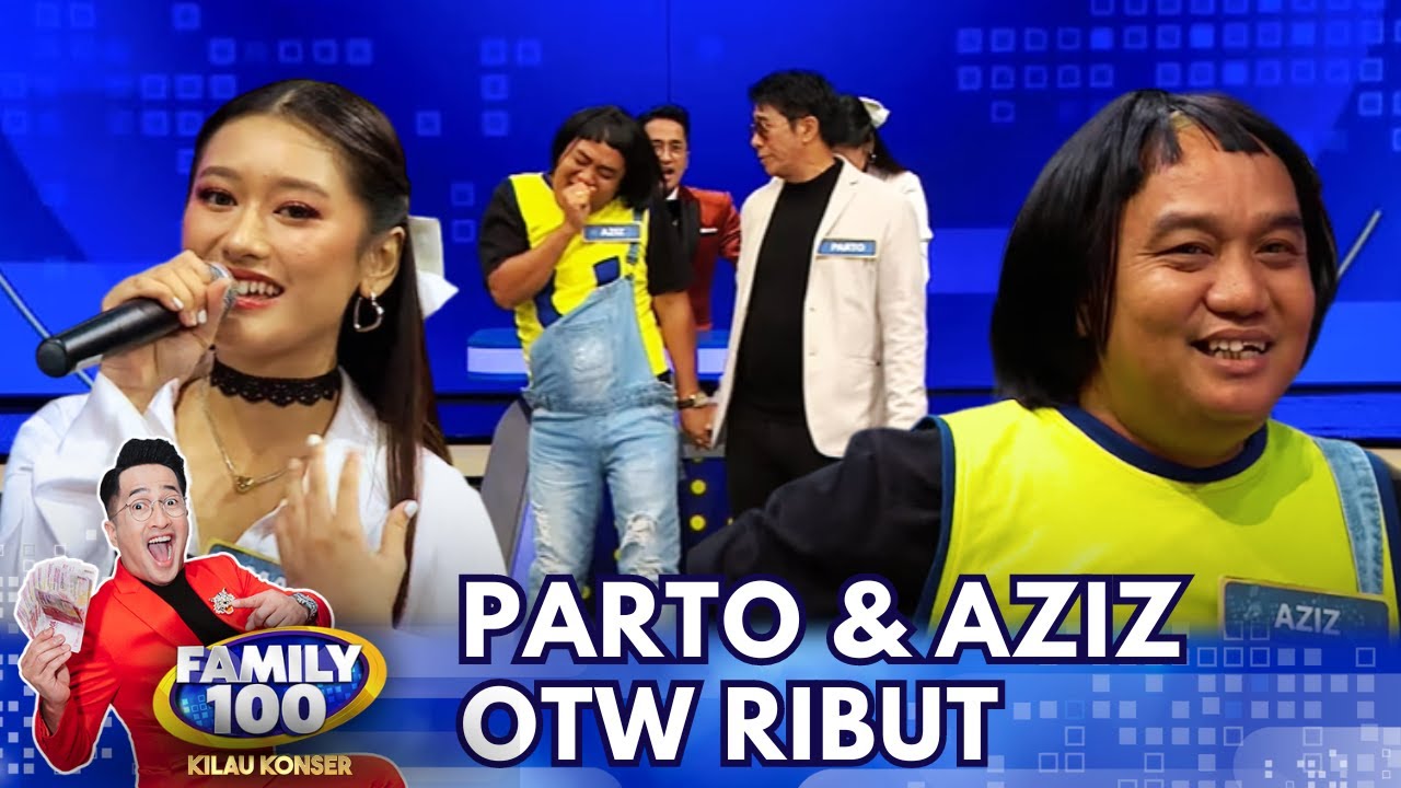 Parto Geram Lihat Duet Aziz Gagap ft. Amanda Caesa - Family 100 Kilau Konser