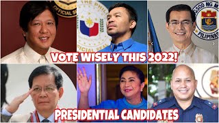 Presidential Candidates 2022 Philippines 🇵🇭 #votewisely #betterfuture by Jomari Benaza 32,817 views 2 years ago 4 minutes, 24 seconds