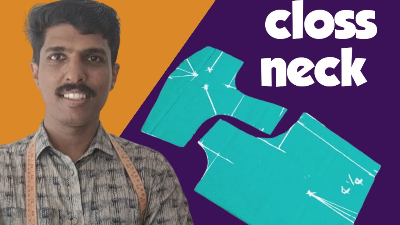 Clossneck ബ്ലൗസ് കട്ടിങ് അറിയില്ലേ ഇതുപോലെ ചെയ്യൂ / closed neck blousecutting malayalam/blouse