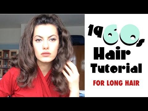 Easy 1960s Hair Tutorial (for long hair)⎜VINTAGE TIPS & TRICKS