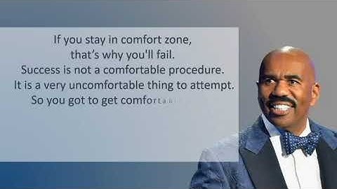 Success is not a comfortable procedure | Steve Harvey | Motivational Bloom