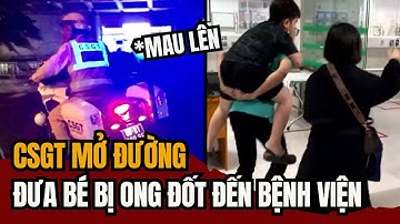 CSGT Mở Đường, Đưa Bé Trai Co Giật, Tím Tái Trên Cao Tốc Đến Bệnh Viện ở TP.HCM | Tin Tức Miền Tây