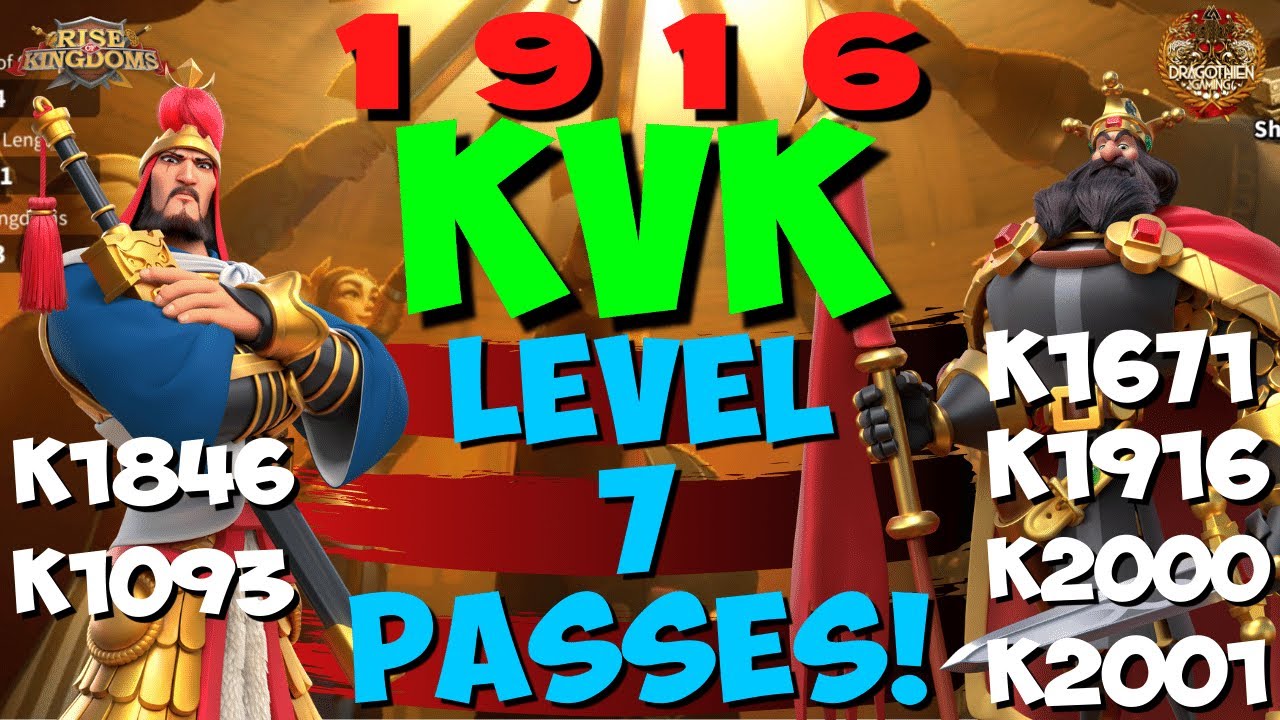 LEVEL 7 PASSES K93/K846 vs. K916/K2000/K671/K2001!