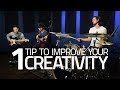 One tip to improve your creativity  drum lesson drumeo