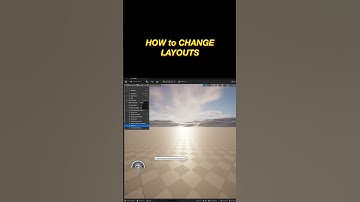 UE5 - HOW to CHANGE LAYOUT  #cg #unrealengine