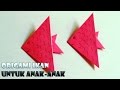 Cara membuat origami ikan yang mudah untuk TK dan Prasekolah