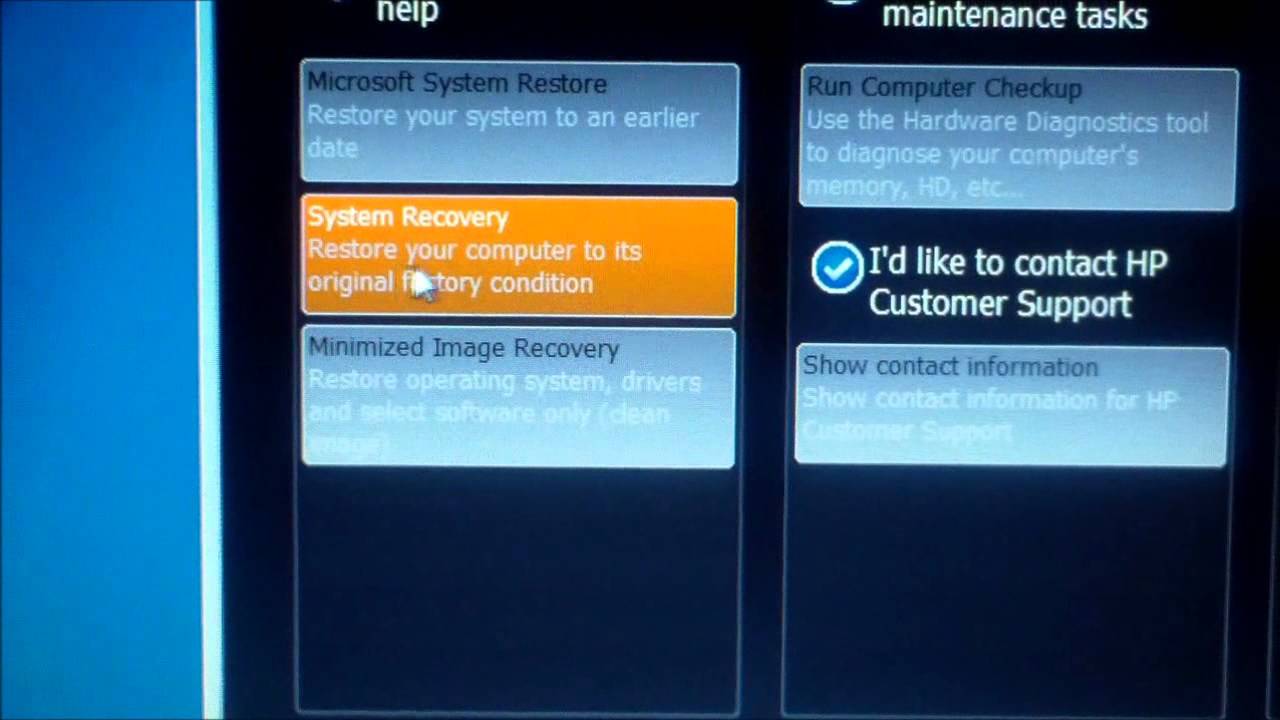 HOW TO RESTORE HP ORGINAL FACTORY SETUP REVIEW - YouTube