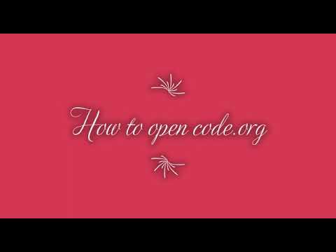 How to open code.org💻on laptop/pc