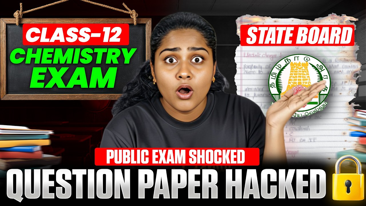 TN State Board 12th Chemistry: Condition Ah Follow Panunga Da! 😡 | 2026 Public Exam Paper Leaked?