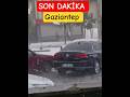 🎯Son Dakika Gaziantep'te meydana gelen şiddetli dolu yağışı ile şehirde hayat durdu