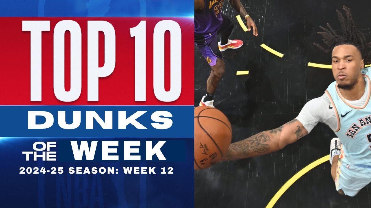NBA’s Top 10 Dunks of the Week | 2024-25 Season: Week 12 🏀